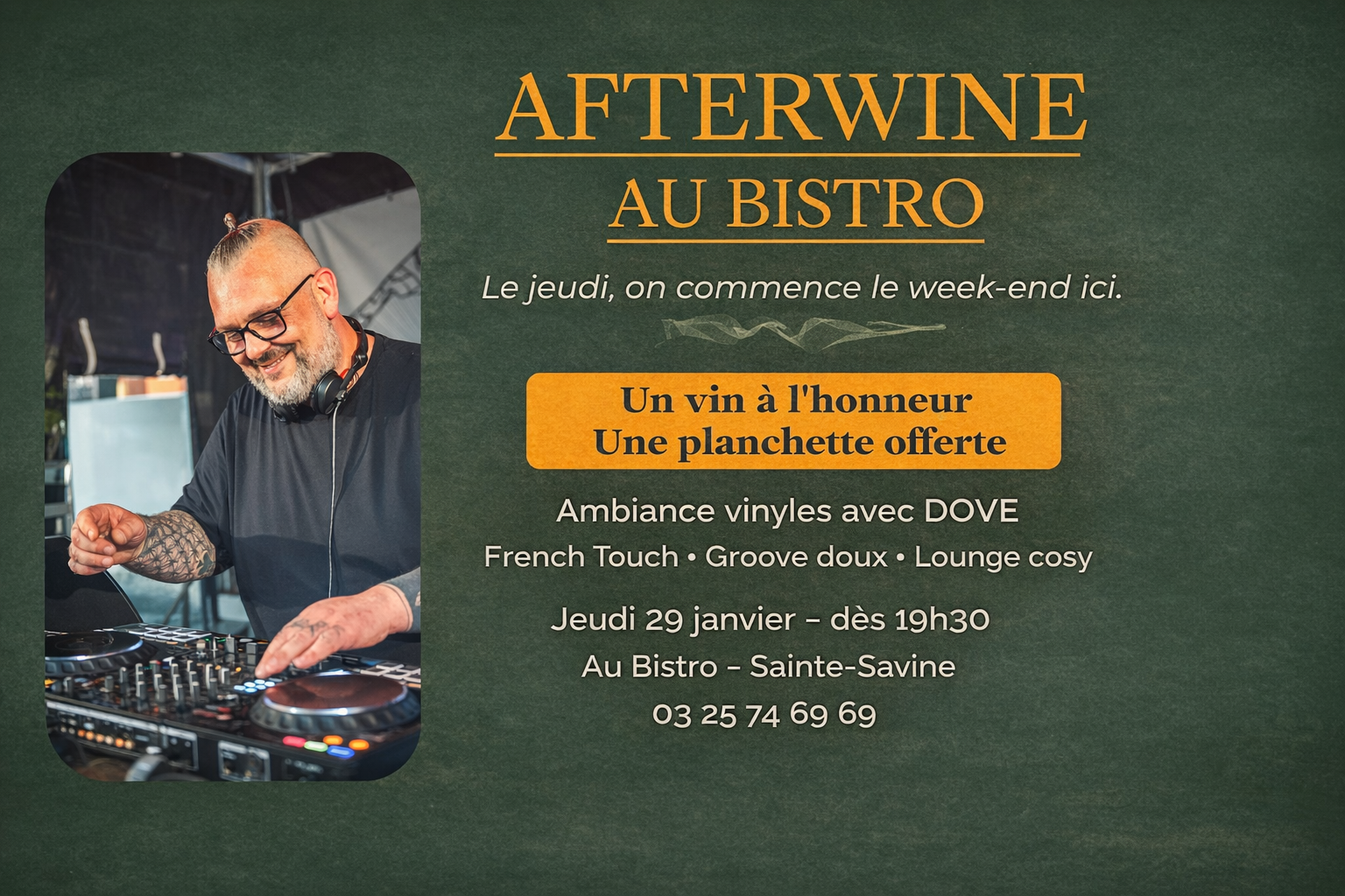 AFTERWINE AU BISTRO - Spécial DOVE (Vinyles)