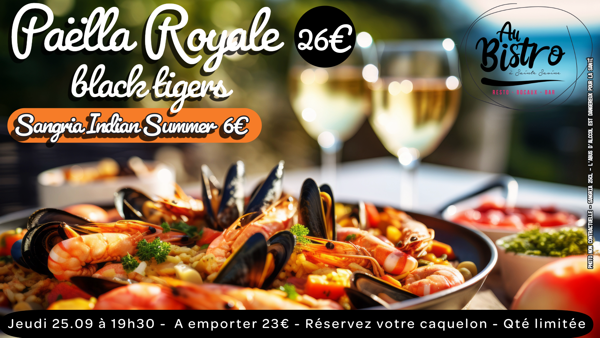Paëlla Royale aux Black Tigers