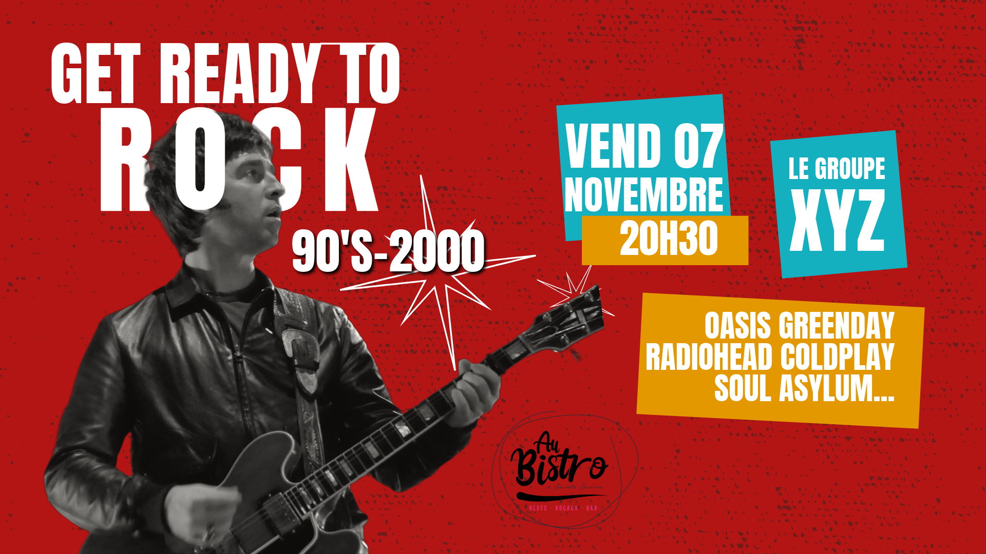 CONCERT ROCK 90'S / 2000 Avec XYZ